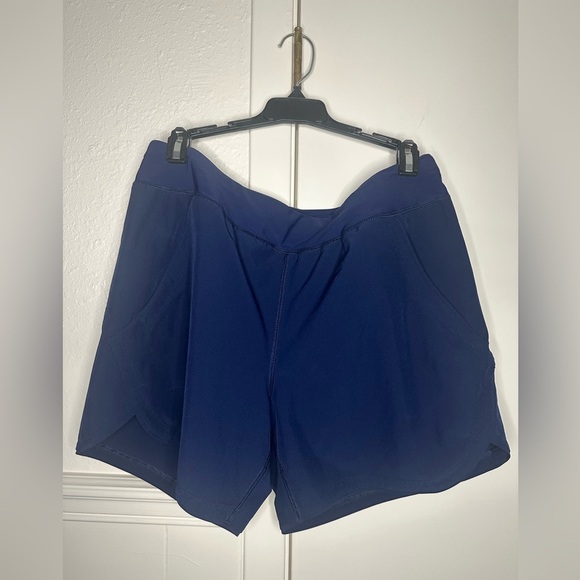 Lands' End Pants - Lands' End Blue Athletic Shorts Lightweight Performance